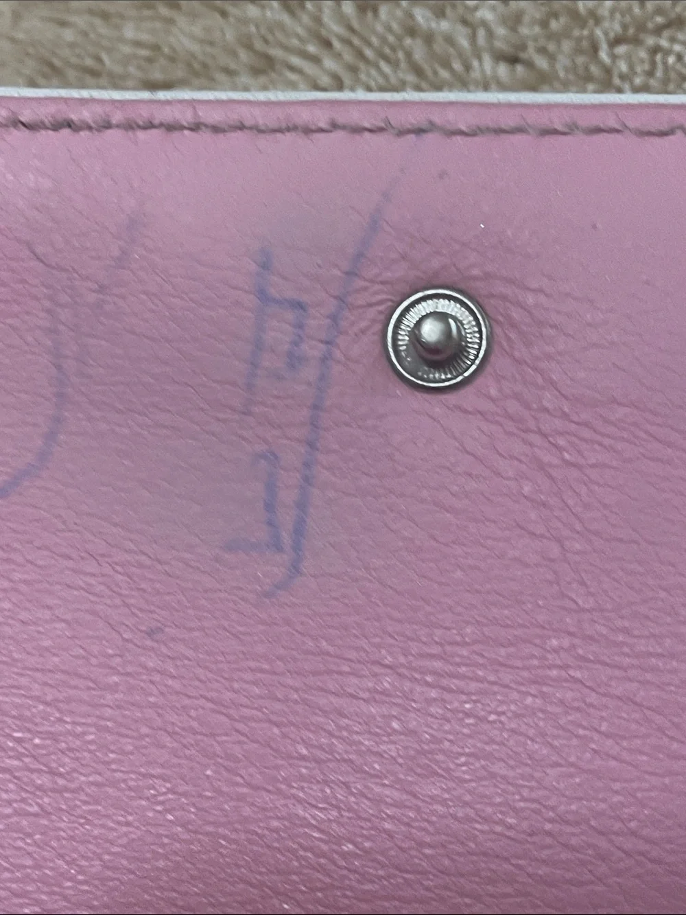 Coach pink leather
